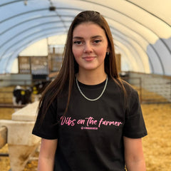 "Dibs on the Farmer" Novelty Adults Black T-Shirt