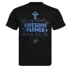 "Awesome Farmer" Unisex Novelty Adults T-Shirt - Choose Colour