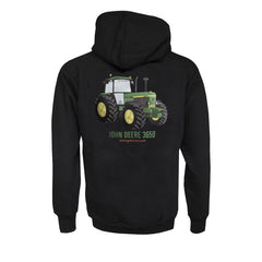 "GRASSMEN" John Deere 3650 Baby Donkey" Unisex Adults Black Hoodie