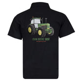 "GRASSMEN" John Deere 3650 Baby Donkey" Unisex Adults Black Polo Shirt