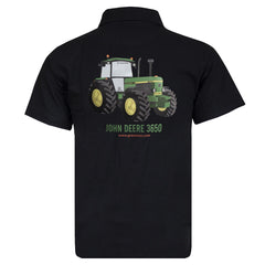 "GRASSMEN" John Deere 3650 Baby Donkey" Unisex Adults Black Polo Shirt