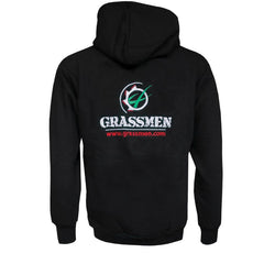"GRASSMEN" Unisex Adults Black Hoodie