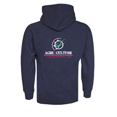 "AGRI is our CULTURE" Unisex Adults Navy Hoodie