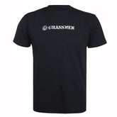 "GRASSMEN" Unisex Adults Black T-Shirt