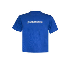 "GRASSMEN" Kids Royal Blue T-Shirt