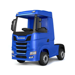 Official Scania Blue 24V Ride-On Truck & Trailer