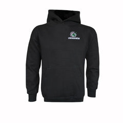 "GRASSMEN" Kids Black Hoodie