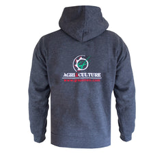 "AGRI is our CULTURE" Unisex Adults Charcoal Grey Hoodie