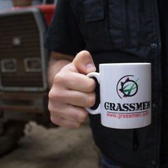"NO FARMERS. NO FOOD. NO FUTURE." White Ceramic Mug