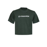 "GRASSMEN" Kids Bottle Green T-Shirt