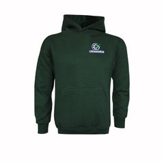 "GRASSMEN" Kids Bottle Green Hoodie