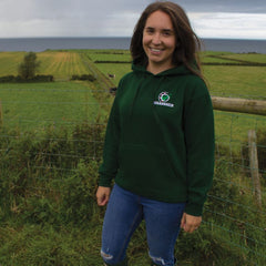 "GRASSMEN" Unisex Adults Bottle Green Hoodie