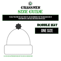 "GRASSMEN" Bobble Hat Navy