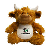 "GRASSMEN" Moover the Highland Cow Large Plush Teddy