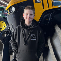 "15 Years of GRASSMEN" Adults Black Anniversary Hoodie