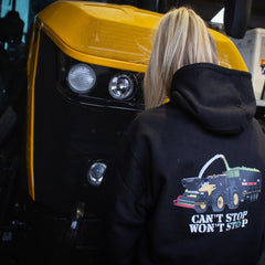 "Can't Stop, Won't Stop!" Unisex Adults Black Hoodie