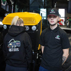 "Can't Stop, Won't Stop!" Unisex Adults Black Polo Shirt