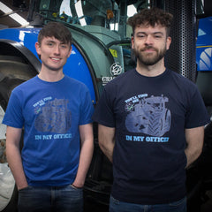 "You'll Find Me in My Office" Unisex Novelty Adults T-Shirt