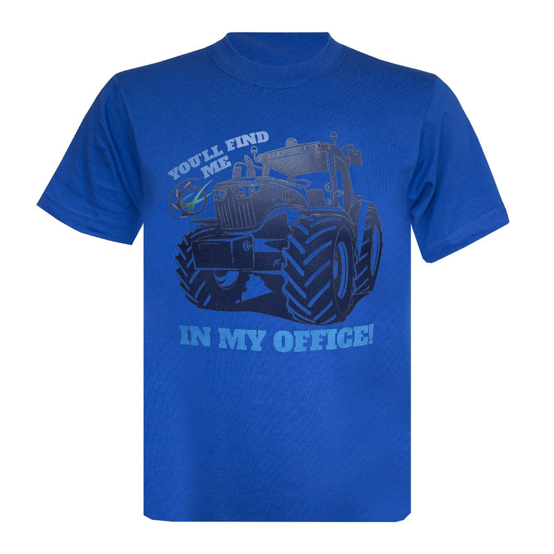 "You'll Find Me in My Office" Unisex Novelty Adults T-Shirt