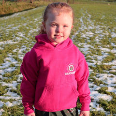 "GRASSMEN" Kids Pink Hoodie