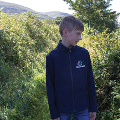 "GRASSMEN" Kids Navy Softshell Jacket