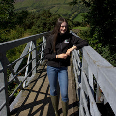 "GRASSMEN" Kids Black Softshell Jacket