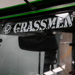 "GRASSMEN" Window Graphic Large