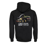 "Can't Stop, Won't Stop!" Unisex Adults Black Hoodie