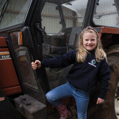 "AGRI is our CULTURE" Kids Navy Hoodie