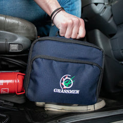 "GRASSMEN" Navy Lunch Bag