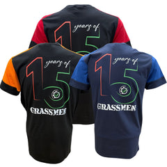 15 Years of GRASSMEN Adults Prime T-Shirt
