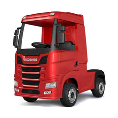 Official Scania 24V Red Ride-On Truck & Trailer