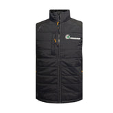 "GRASSMEN" Unisex Adults Rip Stop Black Bodywarmer