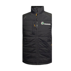 "GRASSMEN" Unisex Adults Rip Stop Black Bodywarmer
