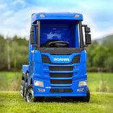 Official Scania Blue 24V Ride-On Truck & Trailer