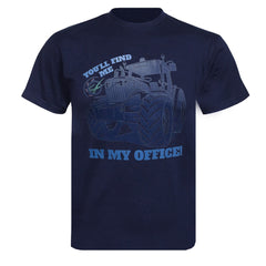 "You'll Find Me in My Office" Unisex Novelty Adults T-Shirt