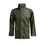 "GRASSMEN" Unisex Adults Green Waterproof Coat