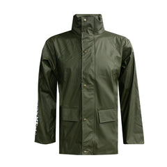 "GRASSMEN" Unisex Adults Green Waterproof Coat