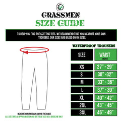 "GRASSMEN" Waterproof Trousers Green