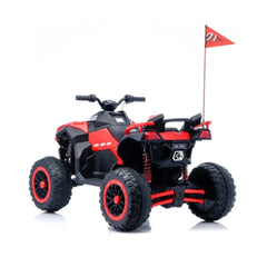 Super Power Electric Quad Ride On ATV | 24V - Red