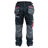 "GRASSMEN" Men's Black/Grey Work Trousers