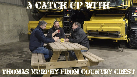 Donkey and Gazza have a cup of tea and a chat with Thomas Murphy from Country Crest