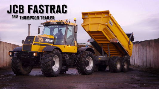 Gary Tests the Fastrac with the New Thompson Dump Trailer