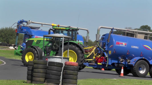 GRASSMEN TV - John Deere 6250R , Nutts Corner Racetrack Demo