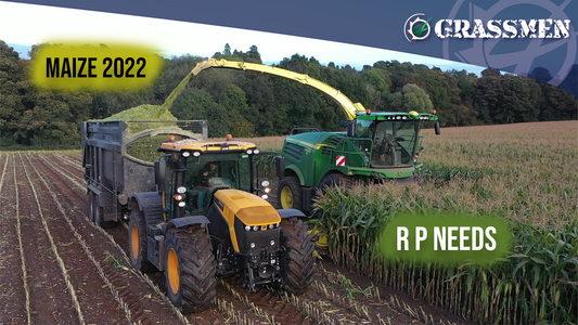 Tom on maize with R P Needs