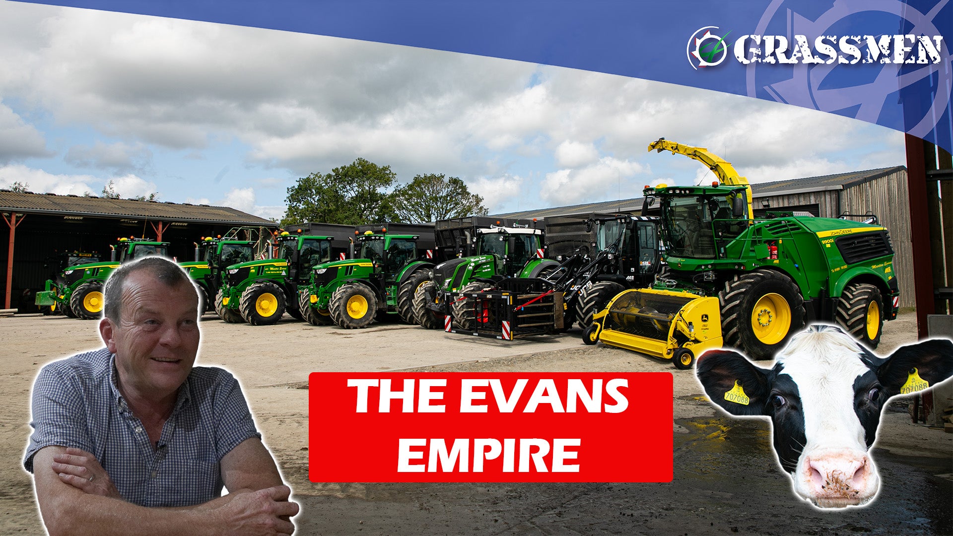 1400 Cows 4 Harvesters and a Building Contractor Martin Evans Group LT