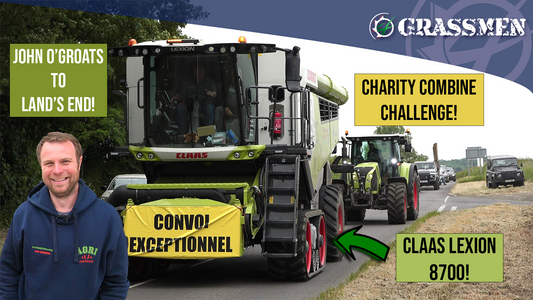 JOHN O'GROATS to LAND'S END in a CLAAS LEXION 8700!!