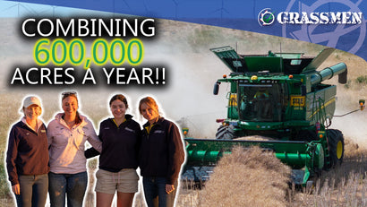 Australias BIGGEST Combine Crew?? 600,00 ACRES A YEAR!! Bingham Agriculture