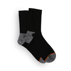 Xpert Core Crew Sock 5 Pack Black