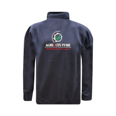 "AGRI IS OUR CULTURE" Adults Navy Pro 1/4 Zip Sweatshirt